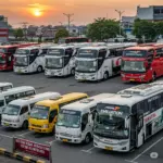 rental bus pariwisata medan