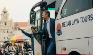 rental bus pariwisata medan