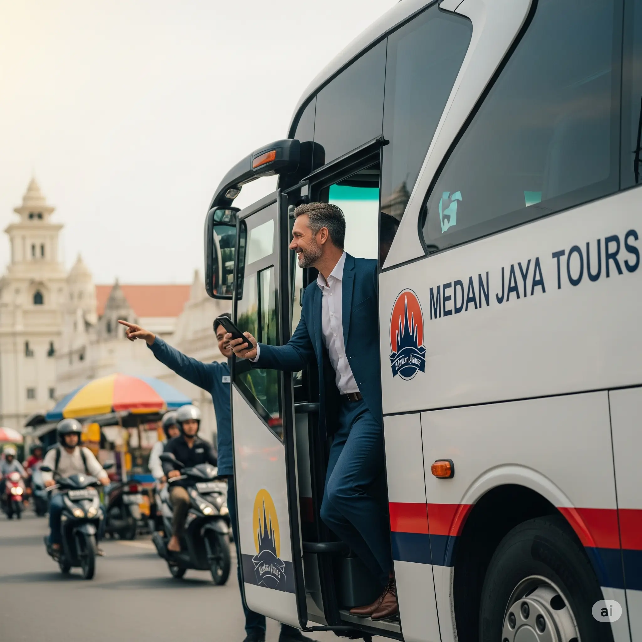 rental bus pariwisata medan