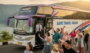rental bus pariwisata medan