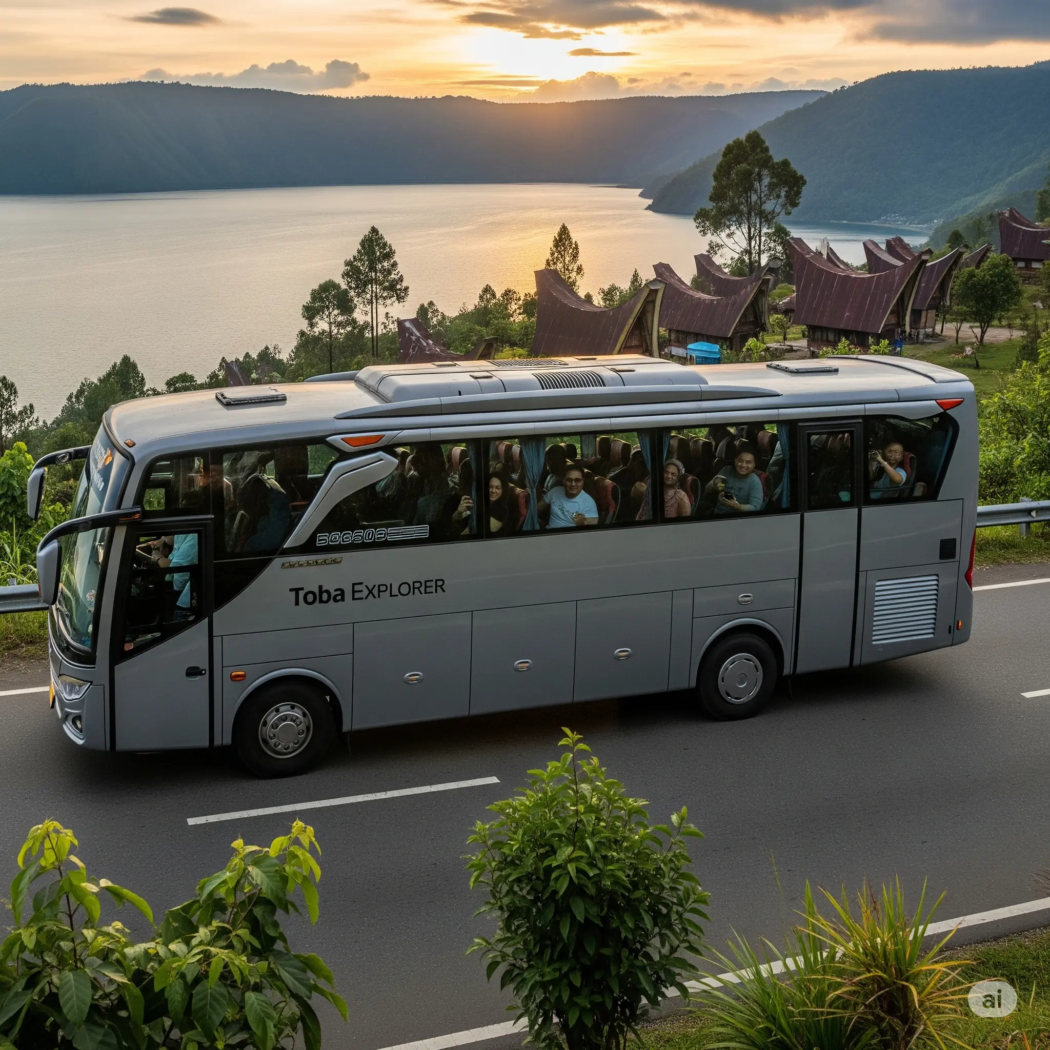 rental bus pariwisata medan