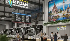 rental bus pariwisata medan