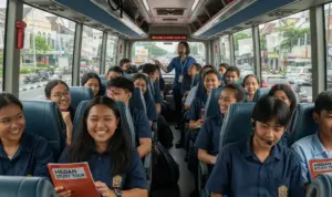 rental bus pariwisata medan