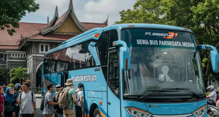 rental bus pariwisata medan
