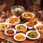paket wisata danau toba: Hidangan khas Batak dalam paket wisata kuliner Danau Toba.